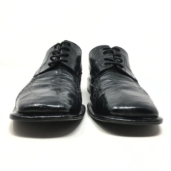 David Eden Oxfords Shoes Size 10 Black Alligator main image 9